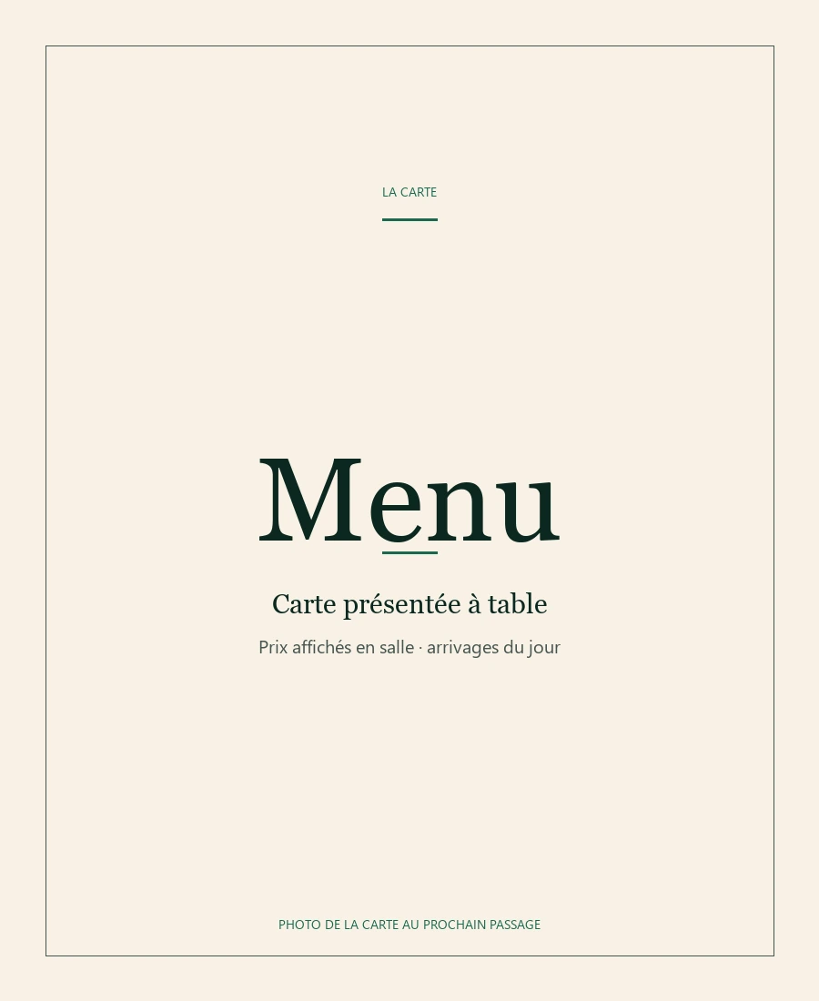 Carte Le Food Court Papeete, photo de la carte au prochain passage
